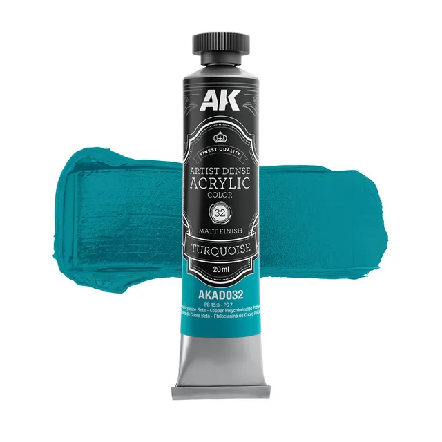 ak-interactive-turquesa-colore-acrilico-denso-artistico image 1
