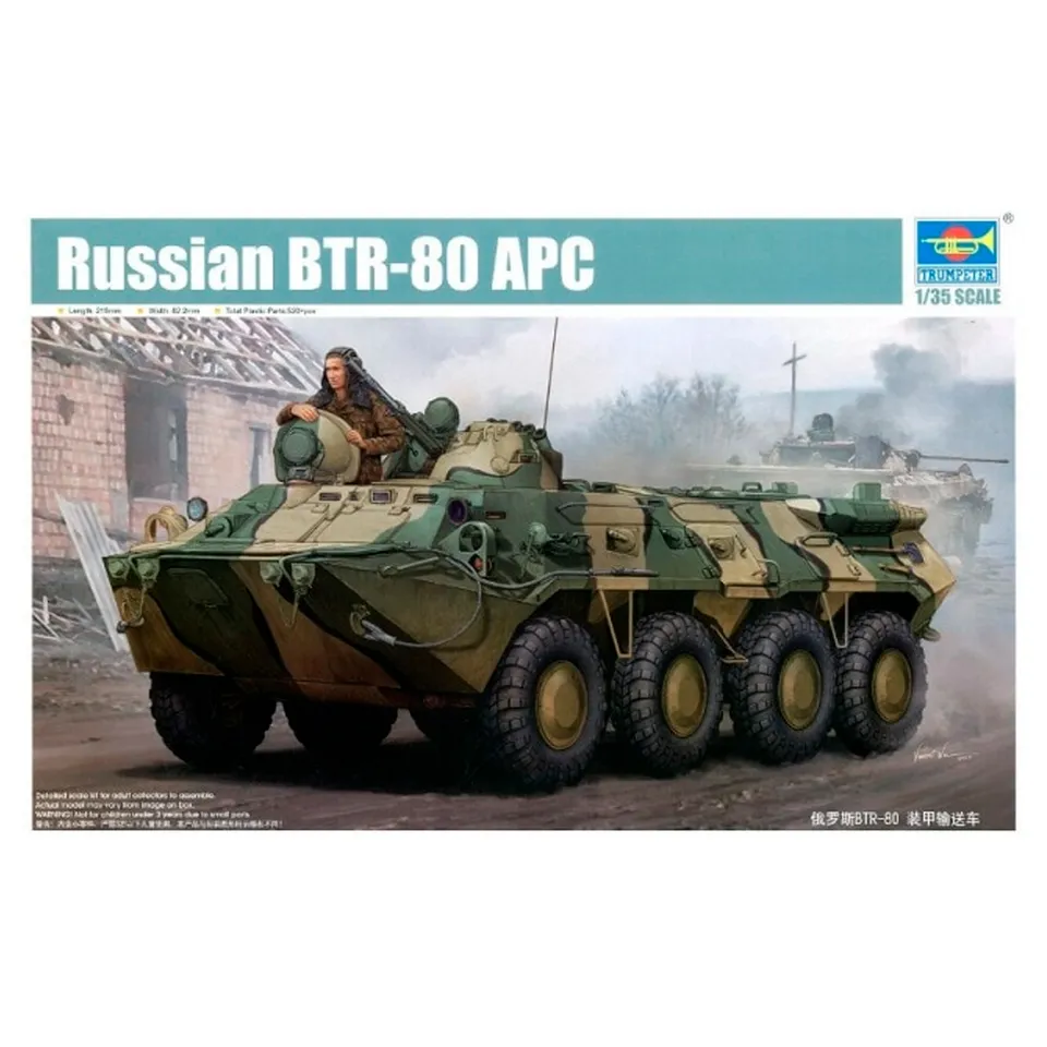 ak-interactive-russian-btr-80-apc-kit-di-modellismo-militare-1-35 image 1