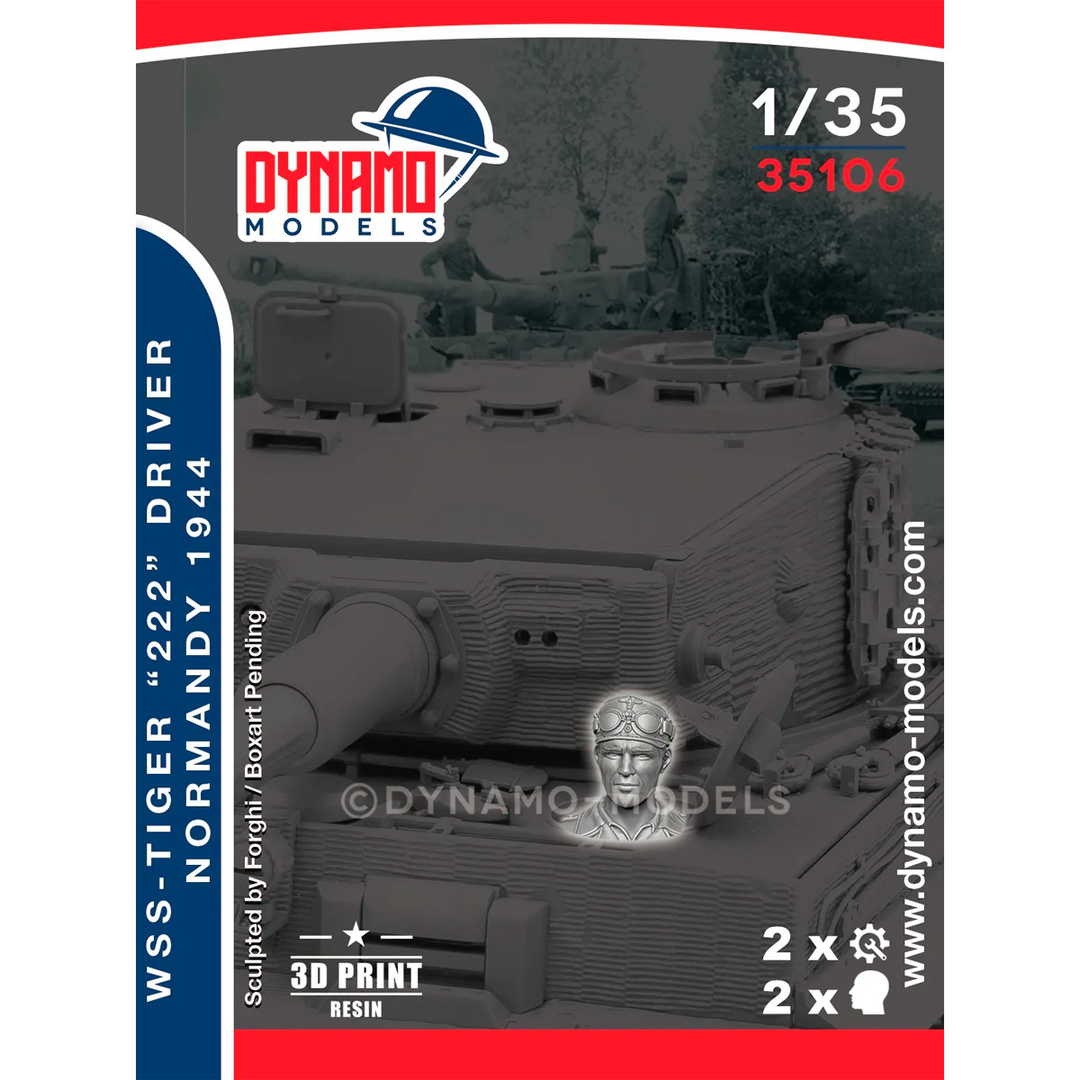 ak-interactive-1-35-wss-tiger-222-driver-normandy-1944-no-4-figura-modellismo image 1