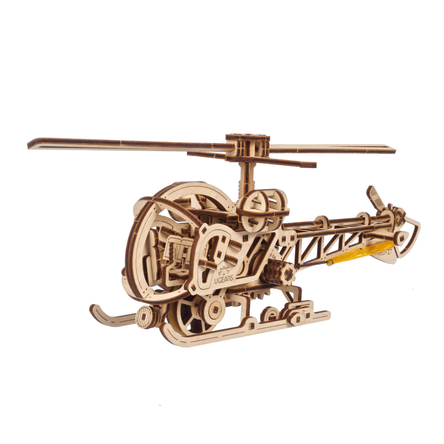 ugears-mini-helicopter-u-mini-modello-in-legno image 3
