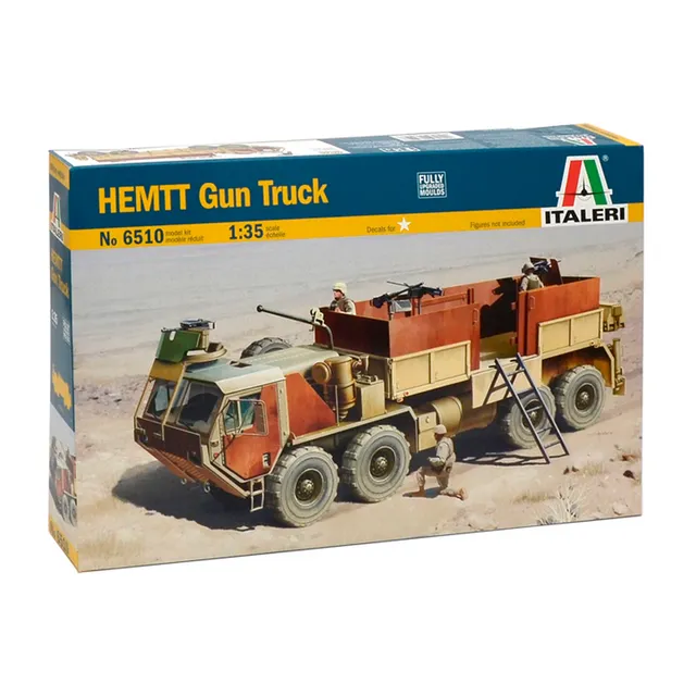 ak-interactive-1-35-hemtt-gun-truck-camion-militare-armato-in-scala-1-35 image 1