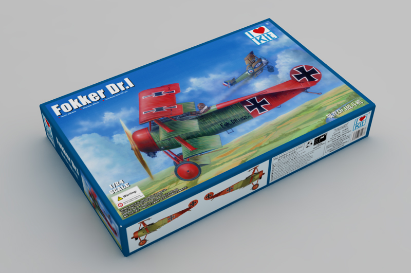 ak-interactive-fokker-dr-i-1-24-kit-modellismo-aereo-scala-1-24 image 3