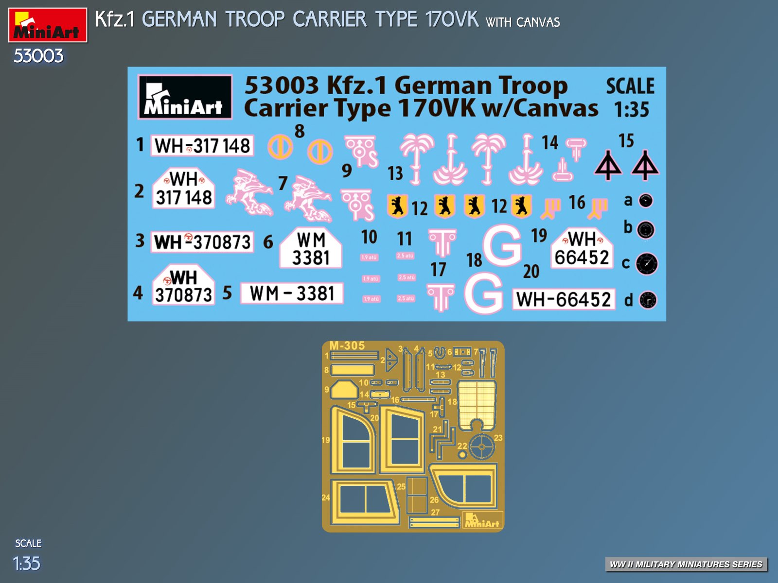 ak-interactive-1-35-kfz-1-german-troop-carrier-type-170vk-w-canvas-kit-auto-mili image 2