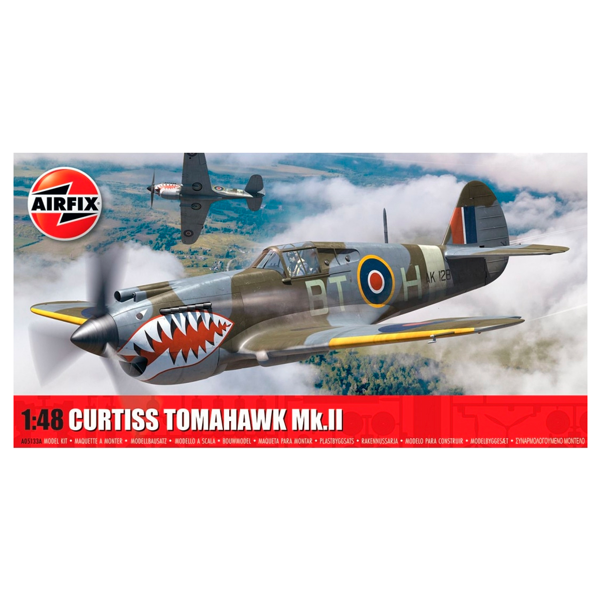 ak-interactive-curtiss-tomahawk-mk-ii-1-48-kit-aereo-militare image 1