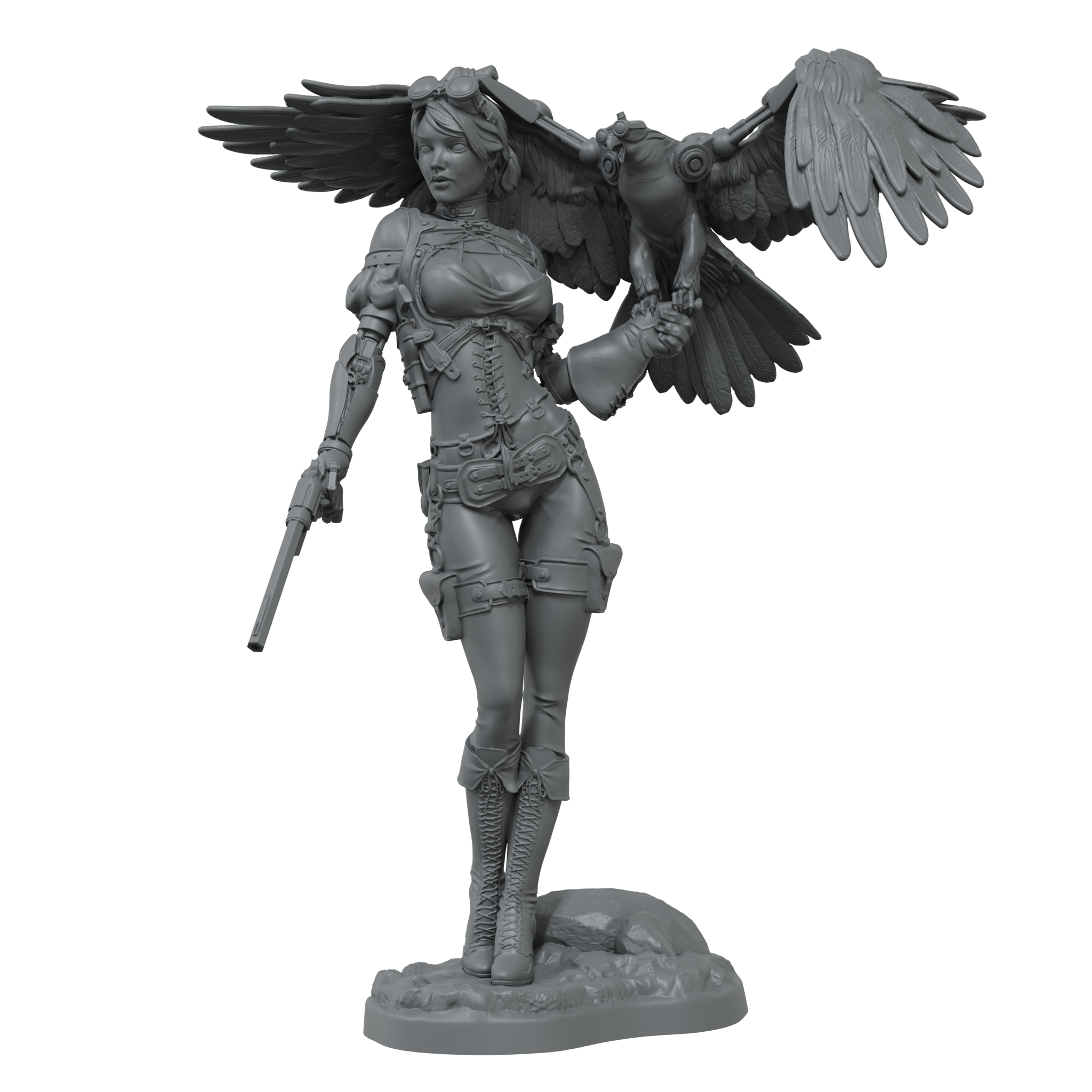 scale75-jessica-thunderhawk-75mm-miniatura-metallo-bianco-steam-wars image 2