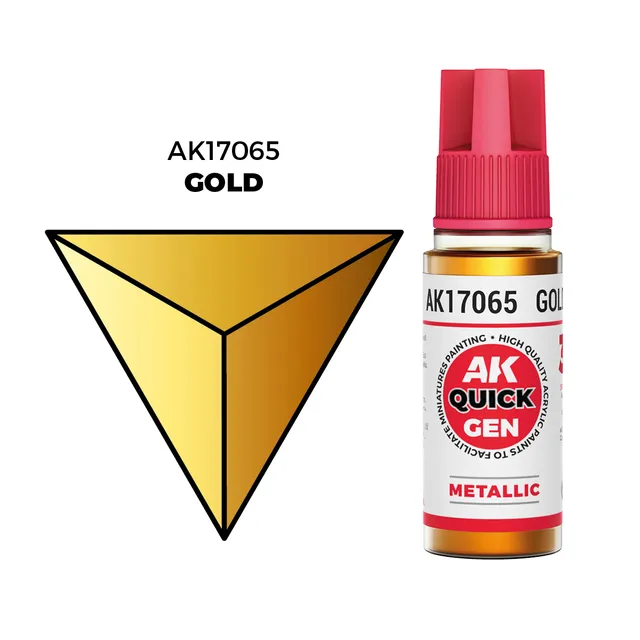 ak-interactive-oro-color-quick-gen-colore-acrilico-modellismo image 1