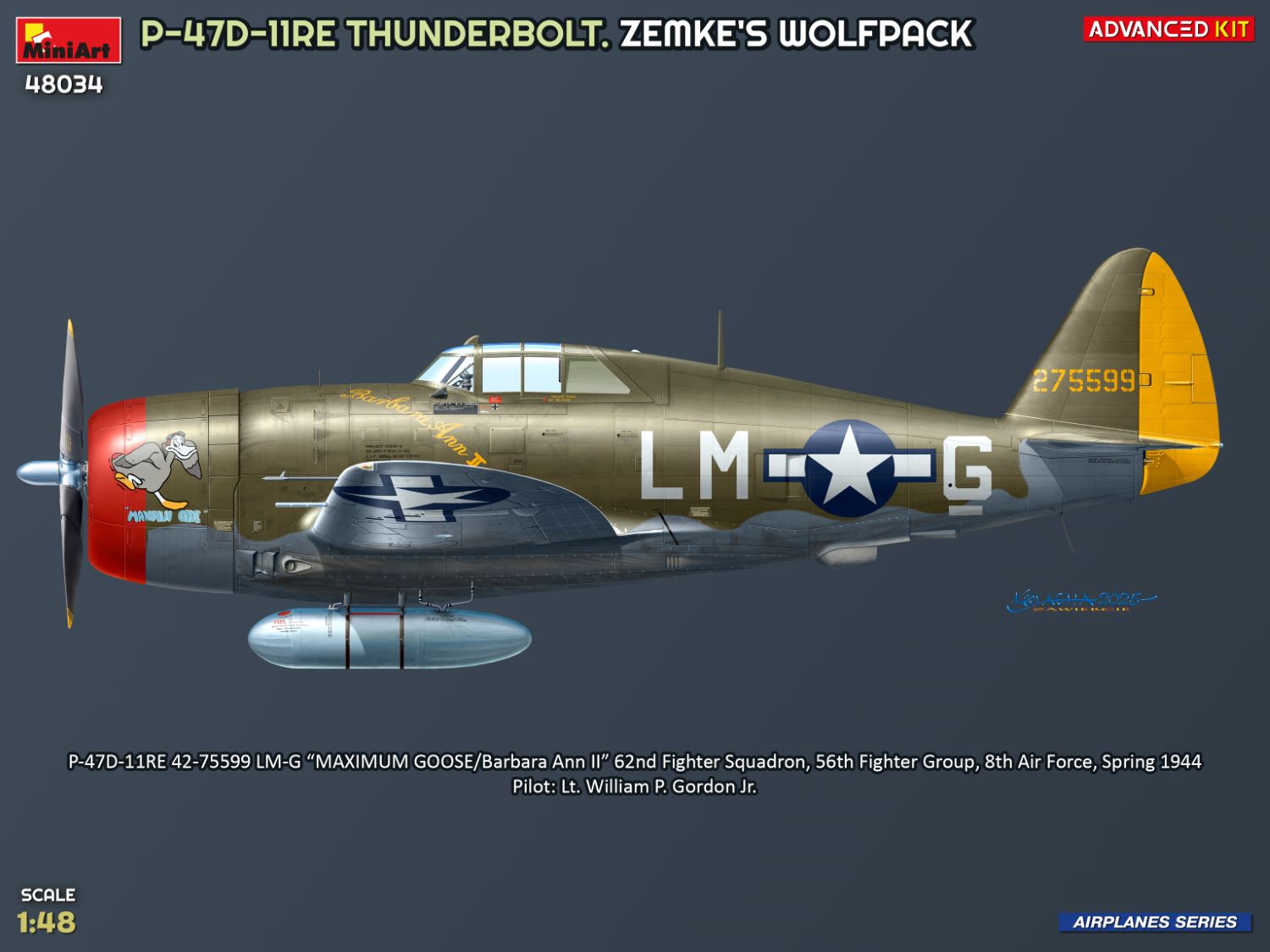ak-interactive-1-48-p-47d-11re-thunderbolt-zemke-s-wolfpack-advanced-kit-kit-aer image 7