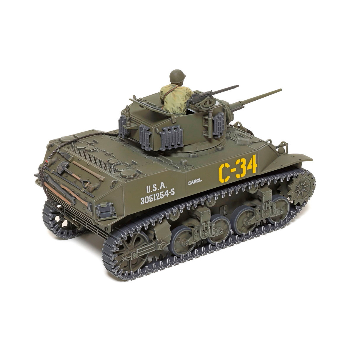 ak-interactive-1-48-u-s-light-tank-m5a1-stuart-kit-carro-armato-americano-scala- image 3