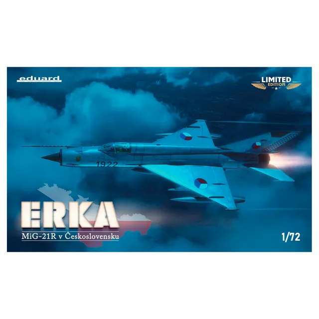 ak-interactive-erka-mig-21r-v-eskoslovensku-1-72-kit-modellismo-aereo image 1