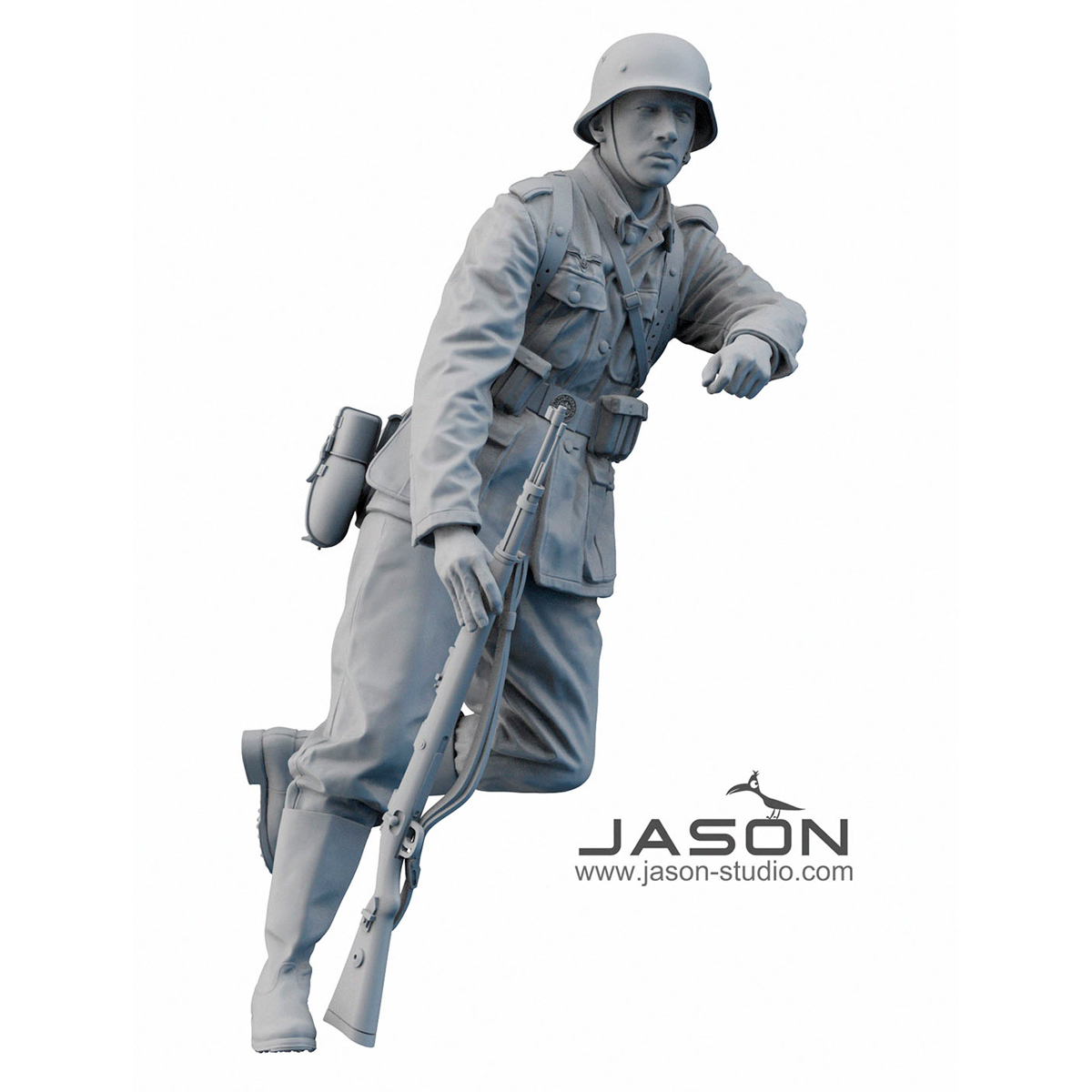 ak-interactive-fante-tedesco-wwii-figura-in-scala-1-16 image 2