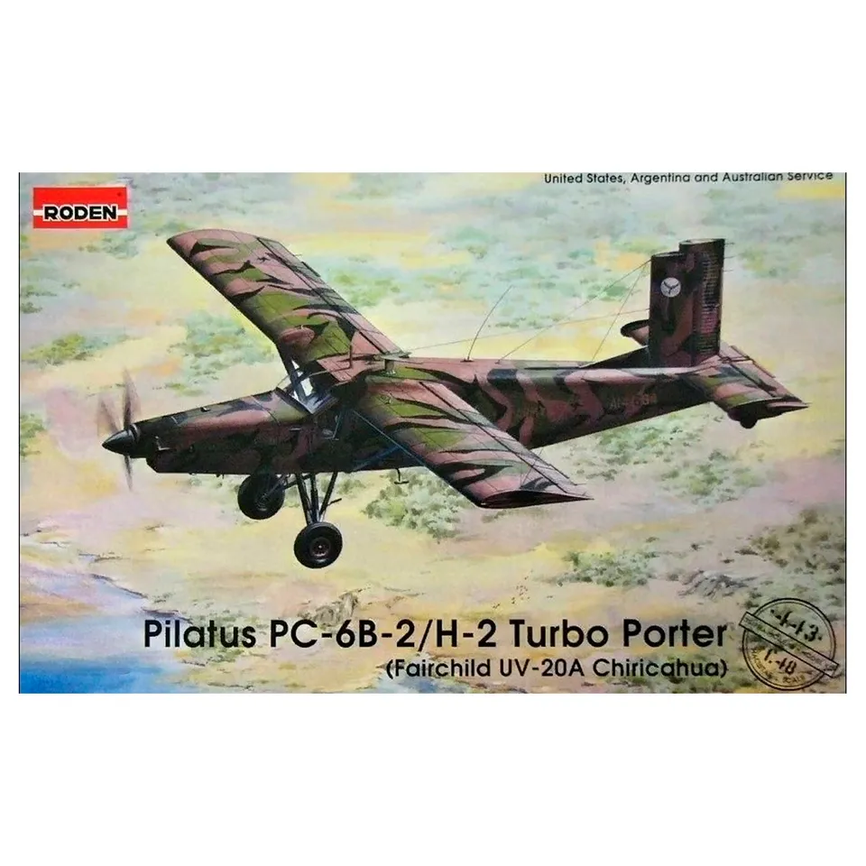ak-interactive-1-48-pilatus-pc-6b-2-h-2-turbo-porter-kit-di-modellismo image 1