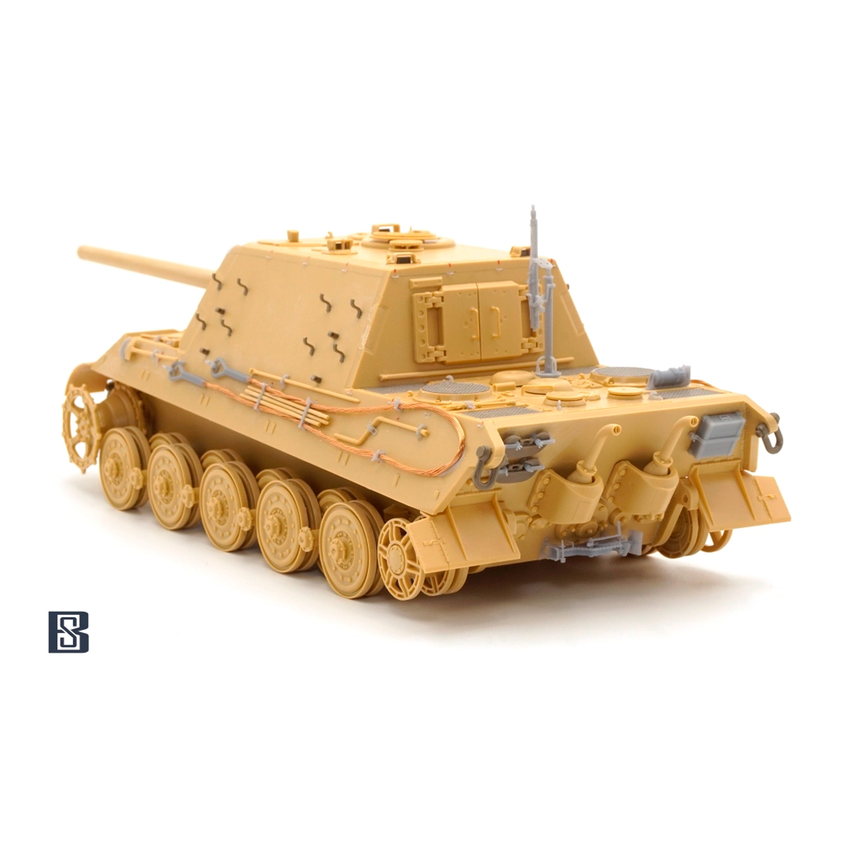 ak-interactive-set-di-dettaglio-jagdtiger-1-35-con-supporto-mitragliatrice image 3