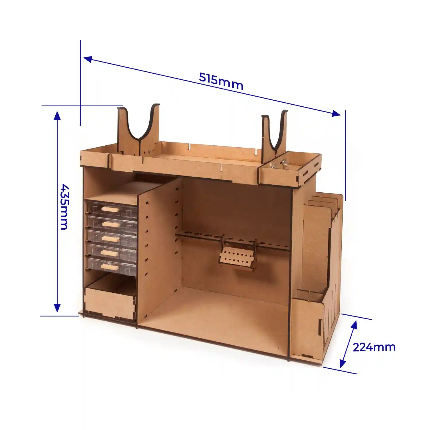 occre-officina-mobile-organizer-kit-in-legno-con-cassetti-per-modellismo image 2