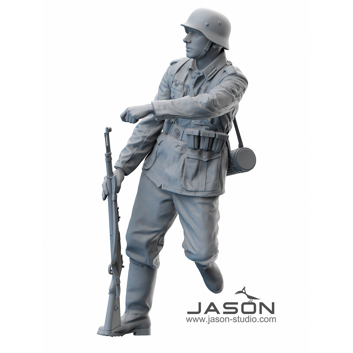 ak-interactive-fante-tedesco-wwii-figura-in-scala-1-16 image 3