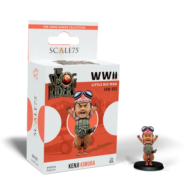 scale75-the-smog-riders-wwii-kenji-kimura-miniatura-in-resina-35mm-da-assemblare image 1