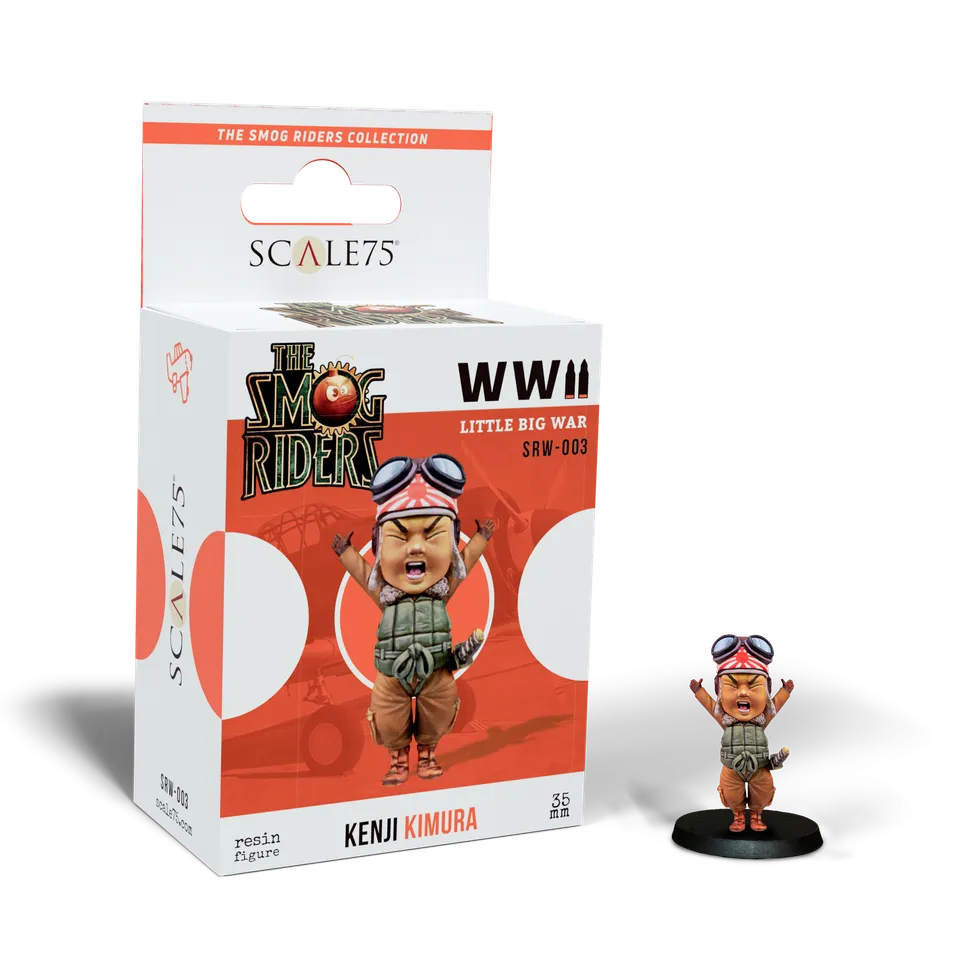 scale75-the-smog-riders-wwii-kenji-kimura-miniatura-in-resina-35mm-da-assemblare image 1