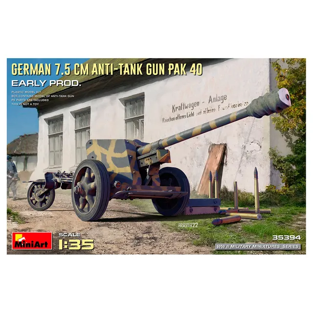 ak-interactive-1-35-german-7-5cm-anti-tank-gun-pak-40-early-prod image 1