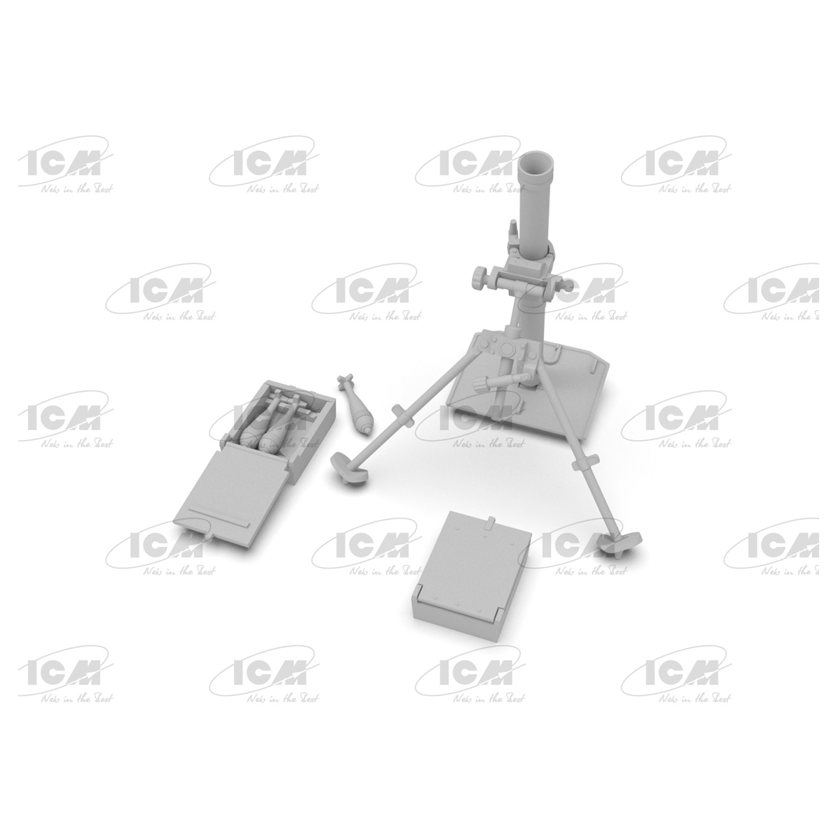 ak-interactive-1-35-s-gr-w-34-wwii-german-mortar-kit-di-modellismo-militare image 2