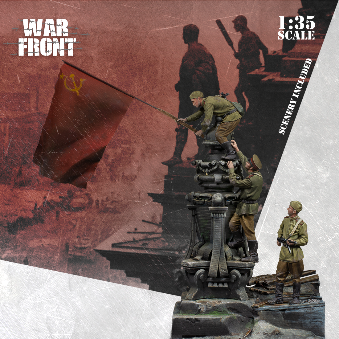 scale75-the-flag-over-berlin-figura-in-resina-1-35-da-montare-e-dipingere image 3