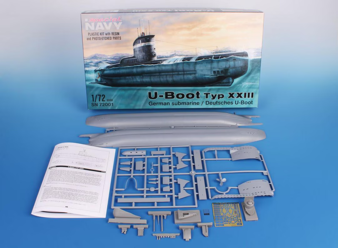 ak-interactive-deutsches-u-boot-typ-xxiii-1-72-kit-di-modellismo-navale image 2