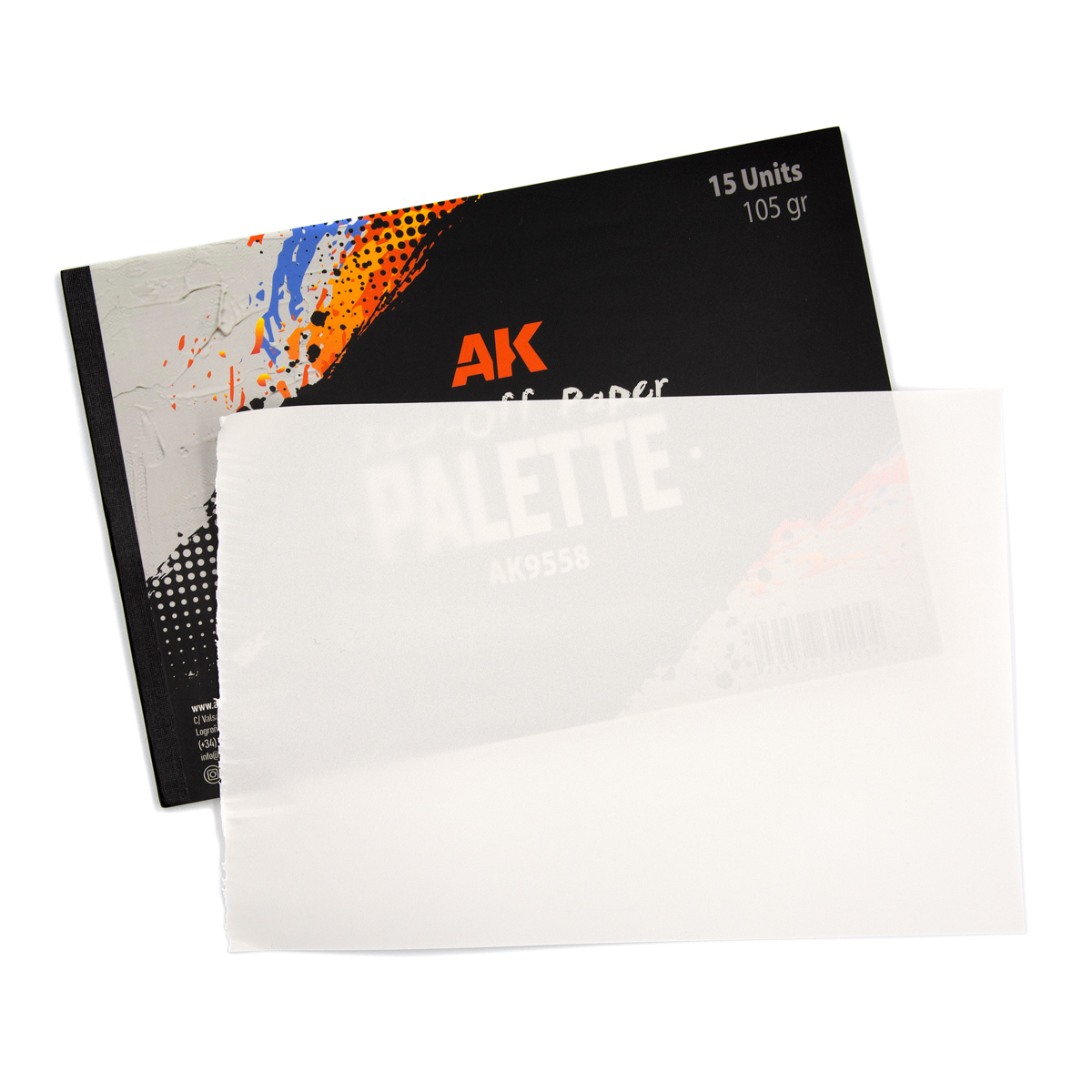 ak-interactive-tear-off-paper-palette-blocco-di-carta-strappabile-per-miscelare- image 2