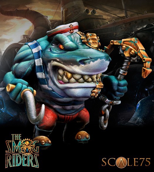 scale75-the-smog-riders-duane-van-der-shark-miniatura-35-mm-in-resina-da-montare image 2
