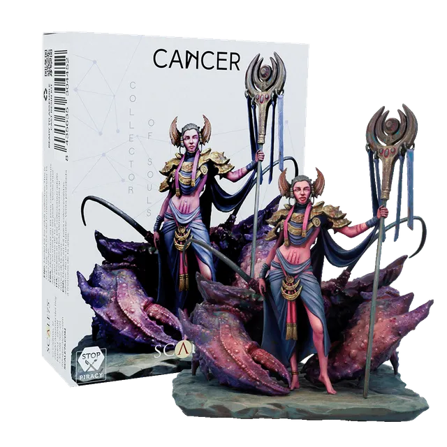 scale75-cancer-miniatura-resina-zodiac-mystic-signs-da-montare-e-dipingere image 1