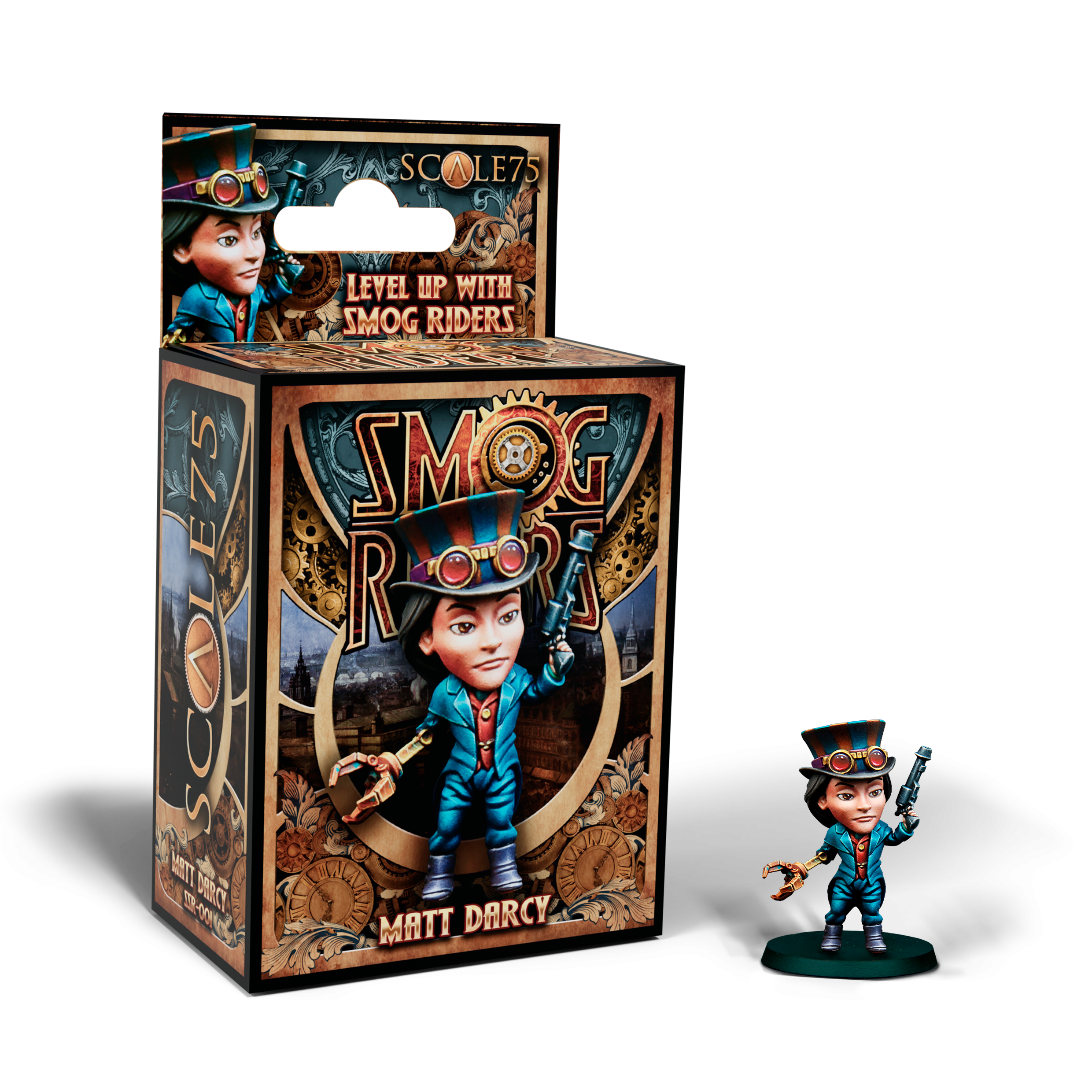 scale75-matt-darcy-miniatura-chibi-the-smog-riders-35mm-in-resina image 1