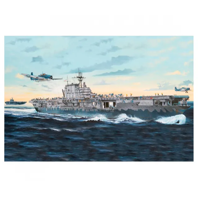 uss-hornet-cv-8-1-200-maqueta-de-portaaviones-ak-interactive image 1