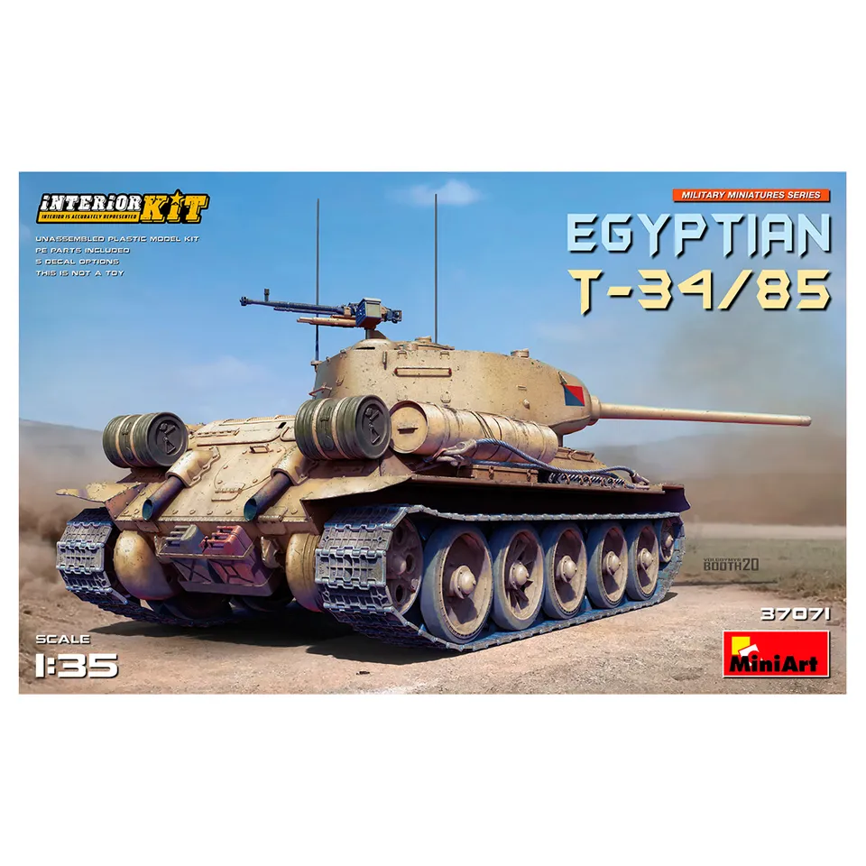 ak-interactive-1-35-egyptian-t-34-85-interior-kit-kit-modellismo-con-interni image 1