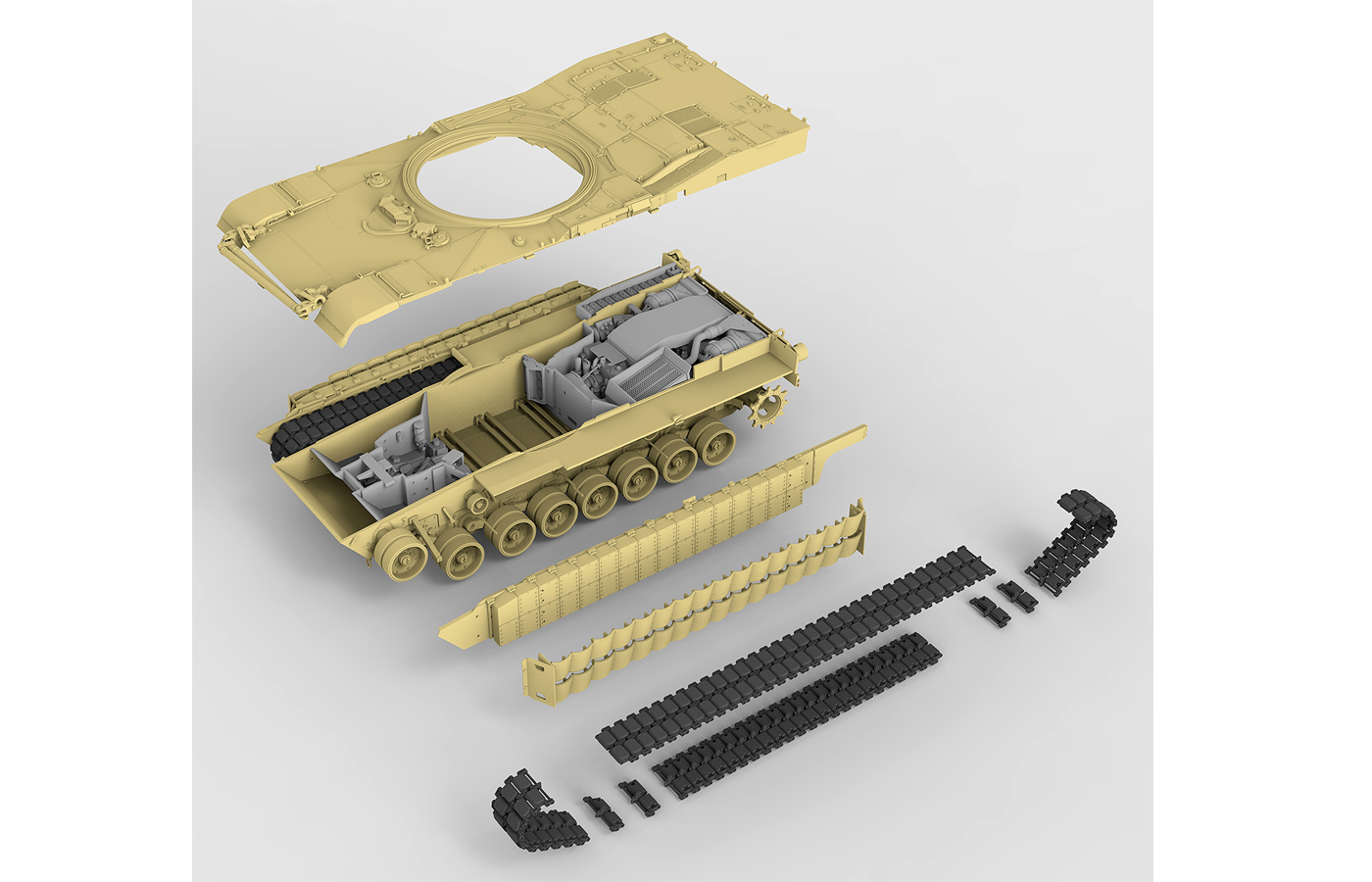 ak-interactive-1-35-u-s-main-battle-tank-m1a2-sep-abrams-tusk-i-tusk-ii-2-in-1-c image 5