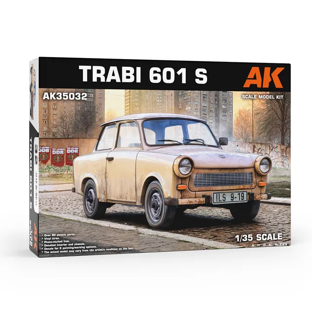 ak-interactive-trabant-601-s-1-35-kit-auto-civile-ddr image 1