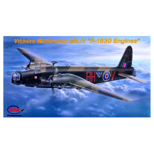 ak-interactive-vickers-wellington-mk-iv-kit-aereo-bombardiere-1-72 image 1