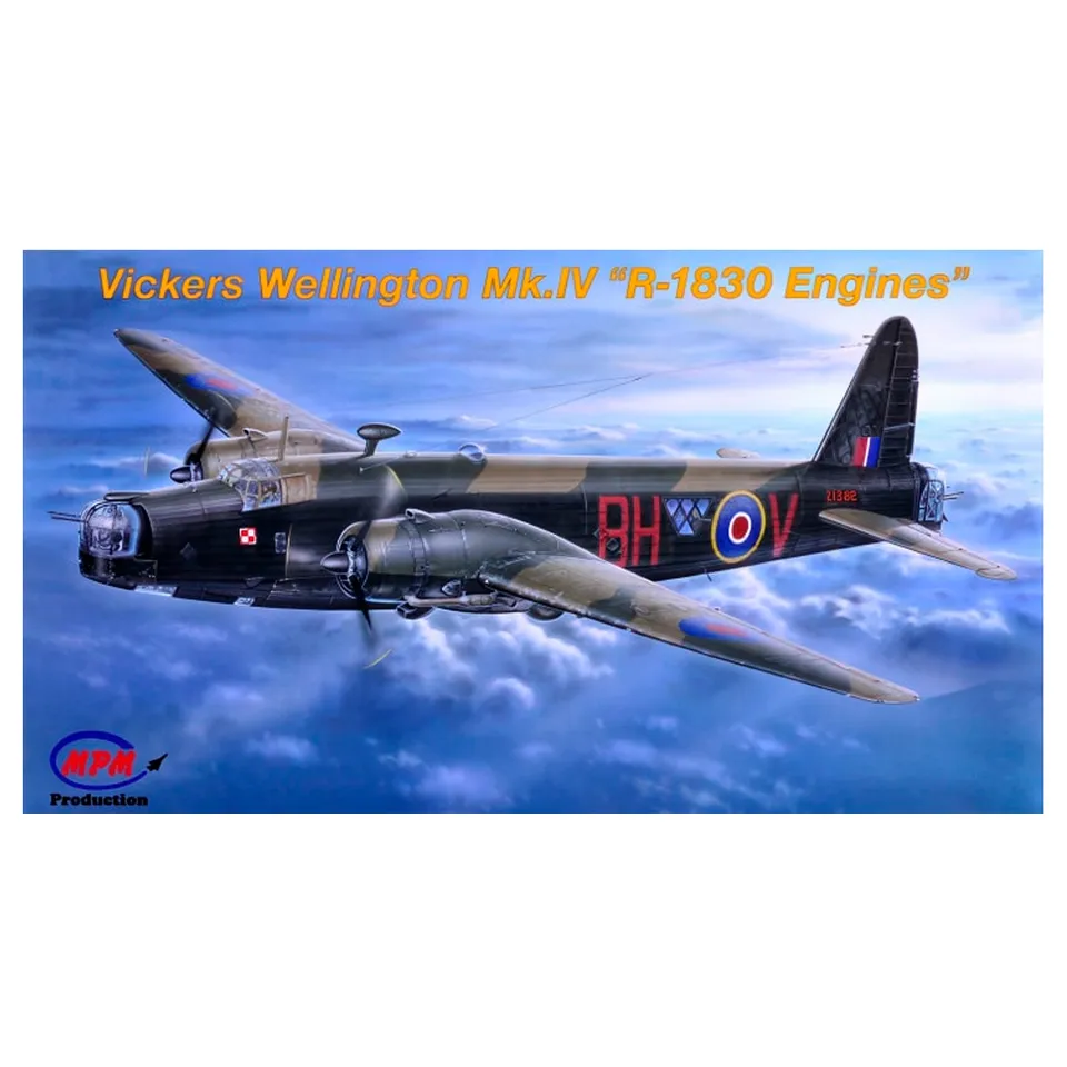 ak-interactive-vickers-wellington-mk-iv-kit-aereo-bombardiere-1-72 image 1