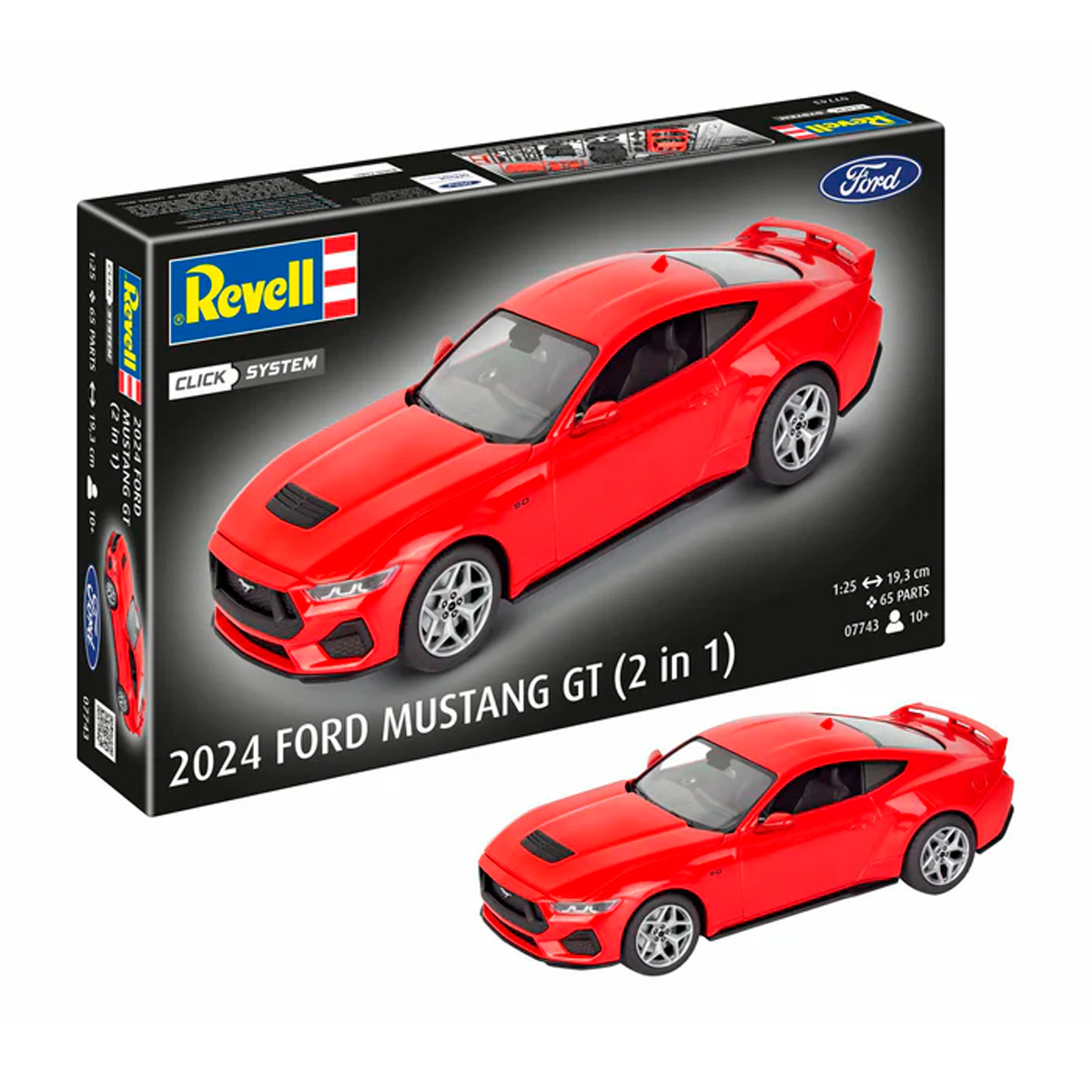ak-interactive-1-25-2024-ford-mustang-gt-easy-click-kit-modellismo-facile image 2