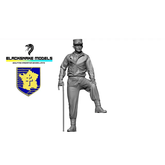 ak-interactive-1-35-general-leclerc-comandante-2-divisione-blindata-kit-figura image 1