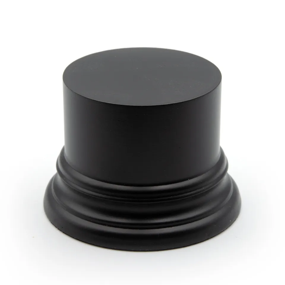 ak-interactive-base-tonda-in-legno-nera-5-cm-x-5-5-cm image 1