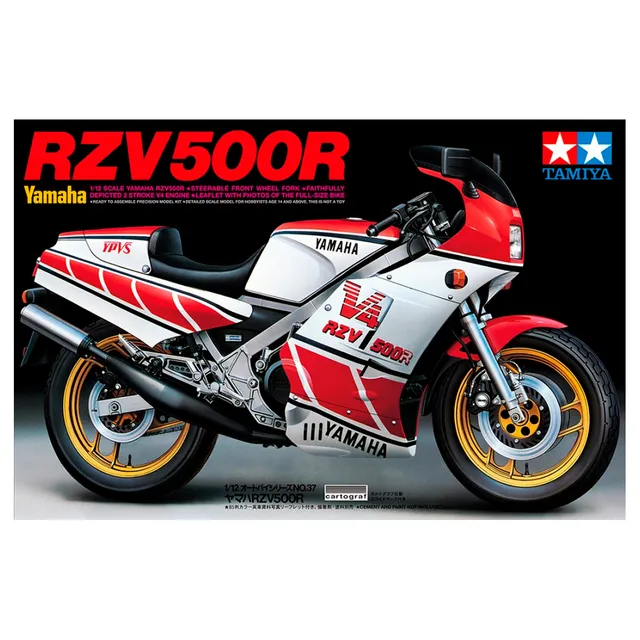 ak-interactive-yamaha-rzv500r-1-12-kit-moto-da-costruire-e-dipingere image 1