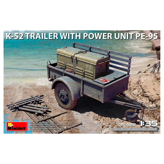 ak-interactive-1-35-k-52-trailer-w-power-unit-pe-95 image 1