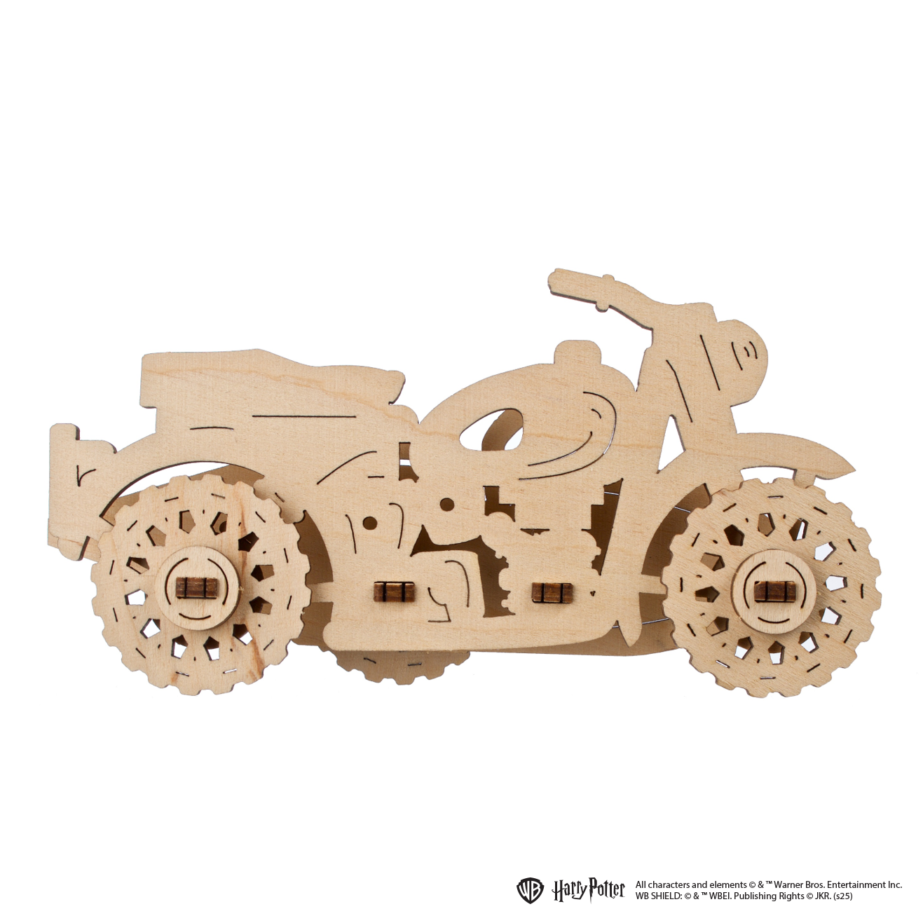 ugears-hagrid-s-flying-motorbike-moto-volante-3d-da-colorare-in-legno image 1