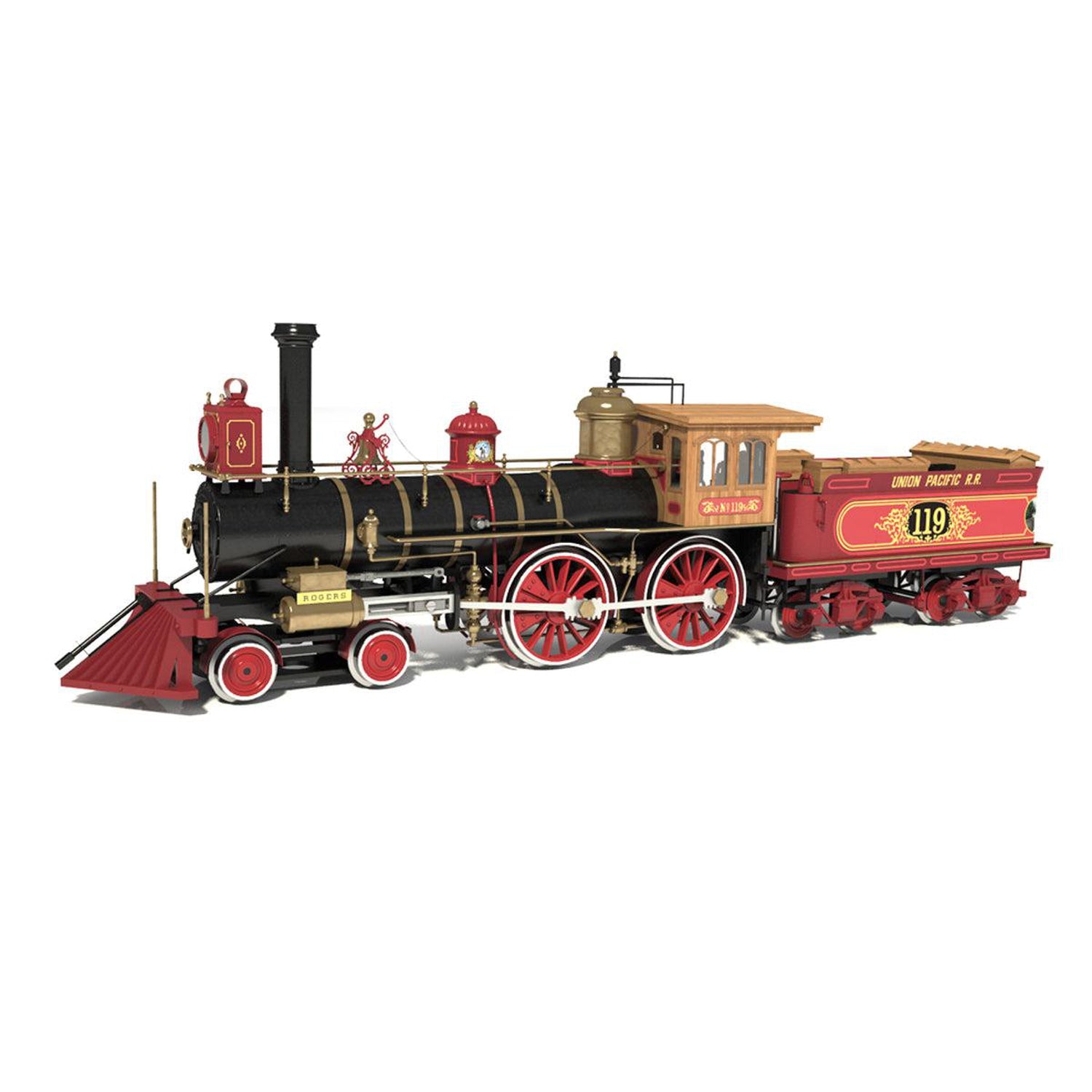 occre-rogers-119-locomotiva-4-4-0-american-kit-modellismo-ferroviario image 1