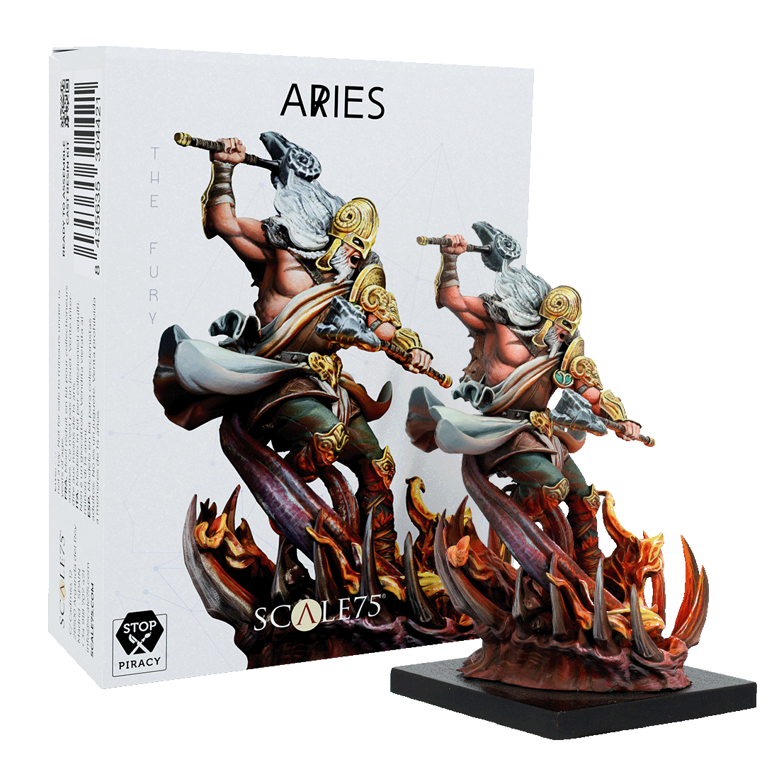 scale75-aries-zodiac-mystic-signs-miniatura-in-resina-da-montare-e-dipingere image 1