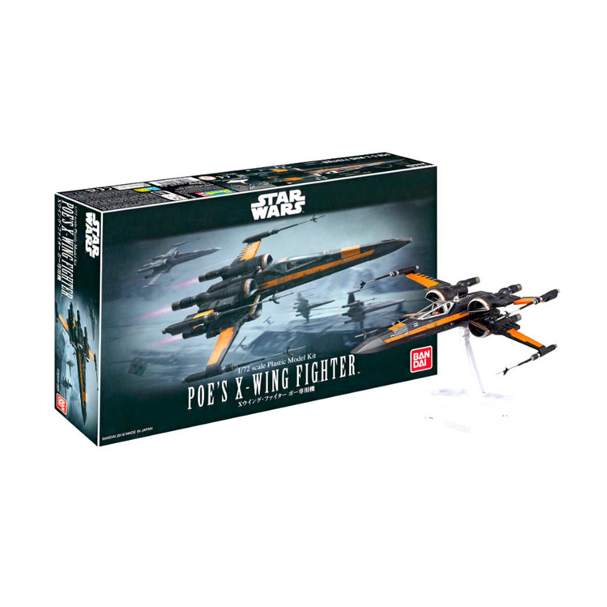 ak-interactive-1-72-poe-s-x-wing-fighter-modello-in-scala-da-costruire-e-dipinge image 2