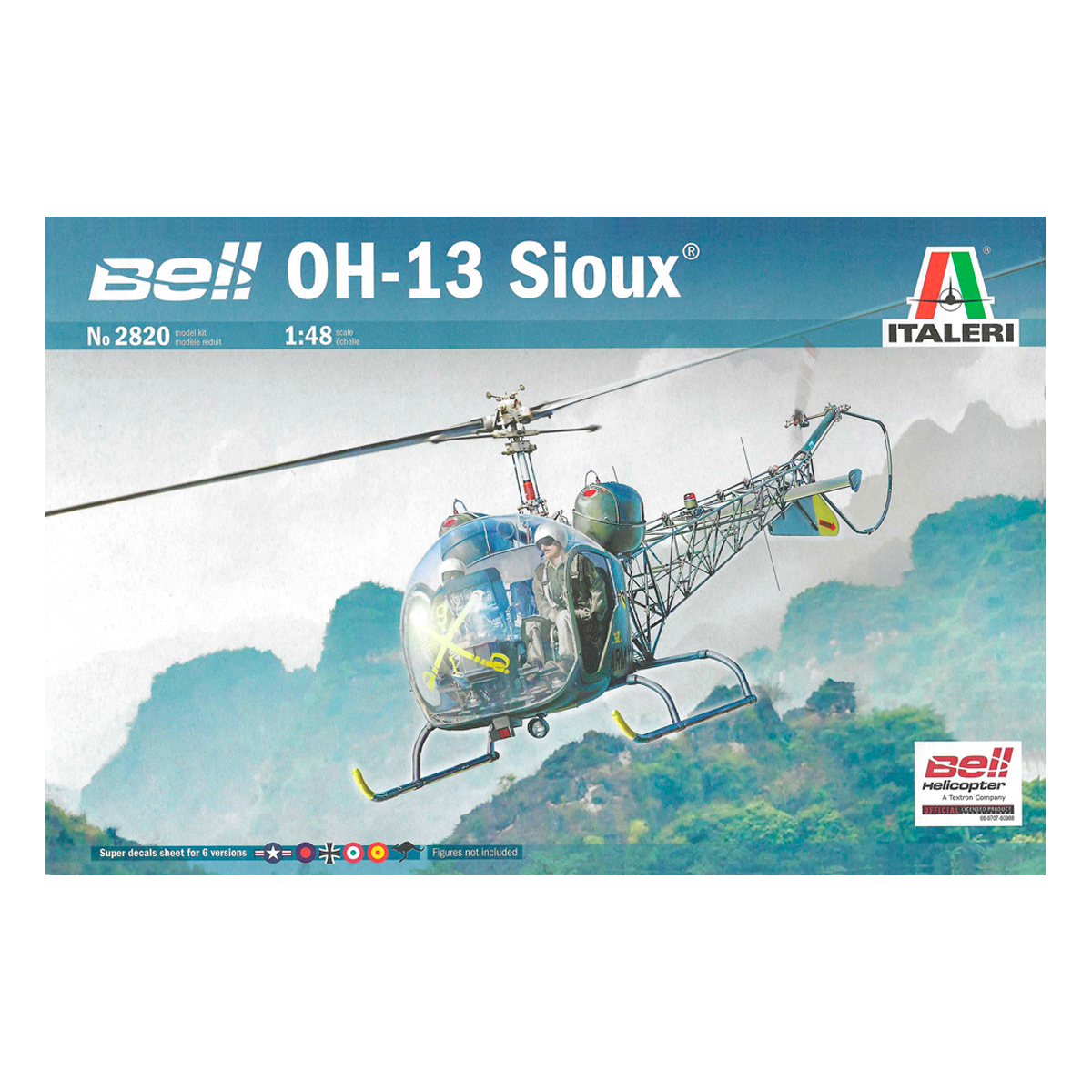 ak-interactive-1-48-bell-oh-13-sioux-kit-elicottero-leggero image 1