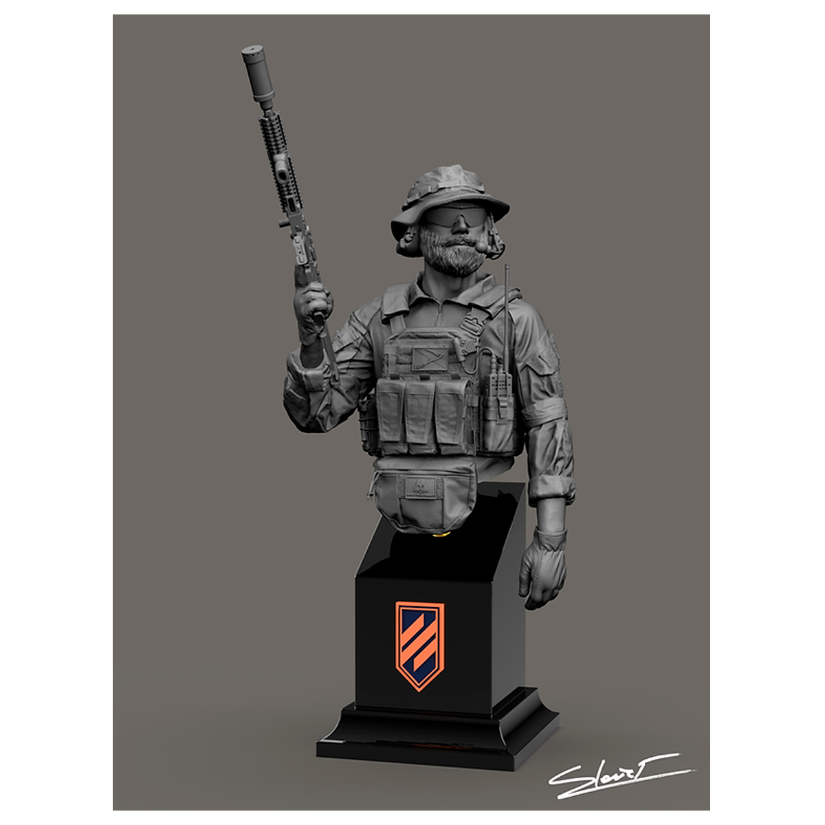 ak-interactive-soldato-ucraino-02-busto-1-10-da-modellismo image 1