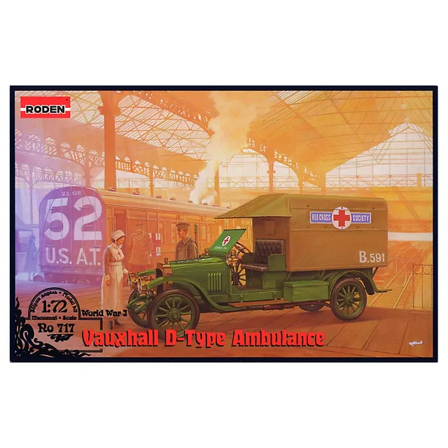 ak-interactive-vauxhall-d-type-red-cross-kit-di-modellismo-1-72 image 1