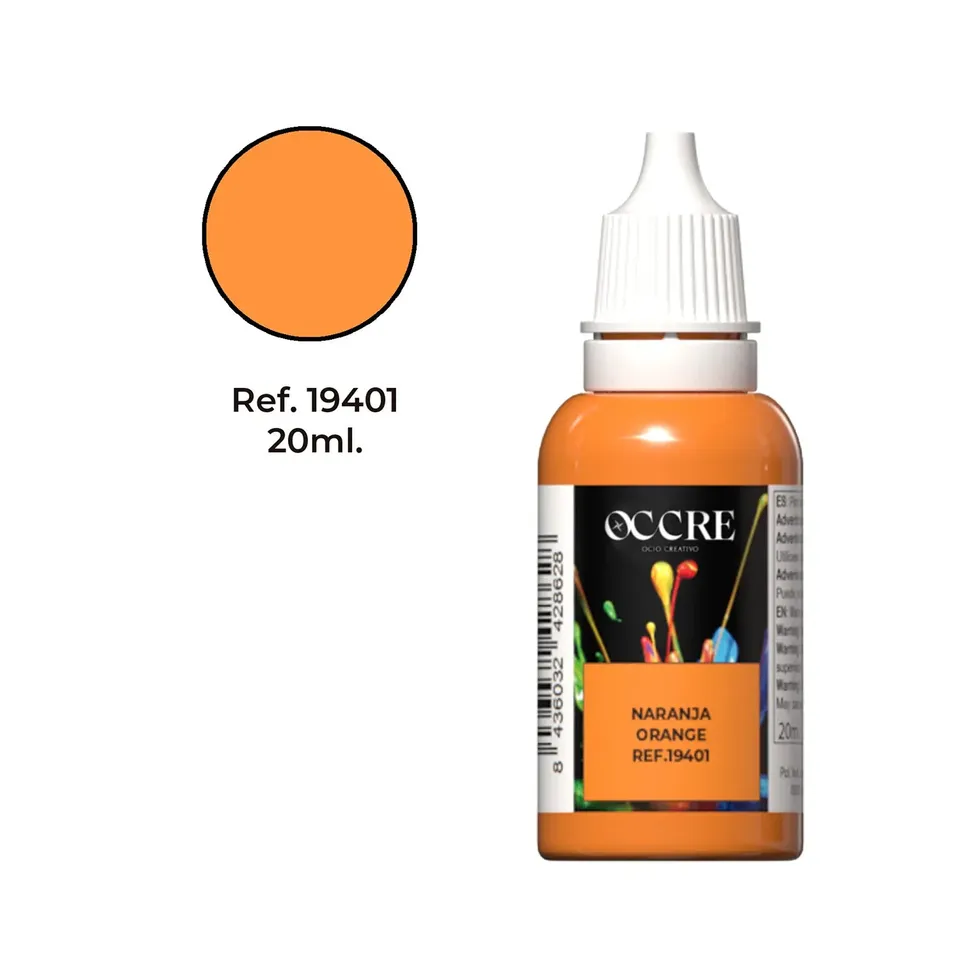 occre-vernice-acrilica-arancione-20-ml image 1