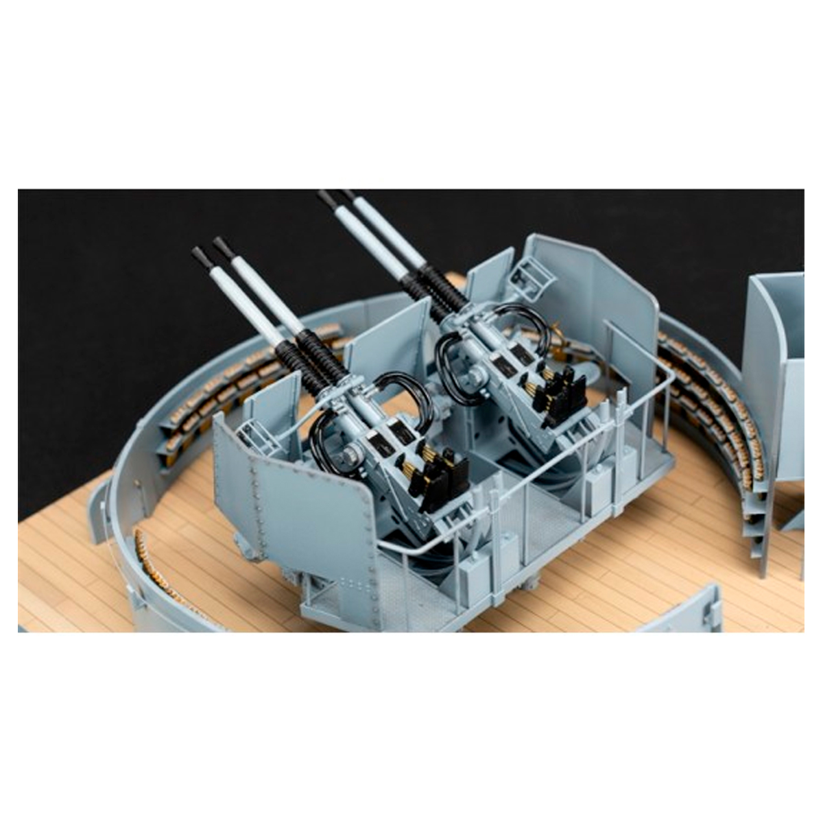 ak-interactive-1-35-us-navy-40mm-quad-bofors-aa-gun-mount-kit-artiglieria-navale image 3