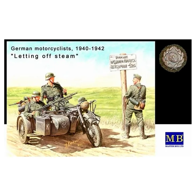 ak-interactive-german-motorcyclists-1940-1943-letting-off-steam-1-35 image 1