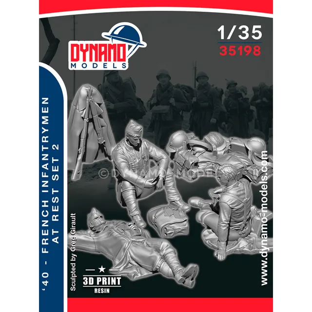 ak-interactive-french-40-infantrymen-at-rest-set-2-kit-di-modellismo-1-35 image 1